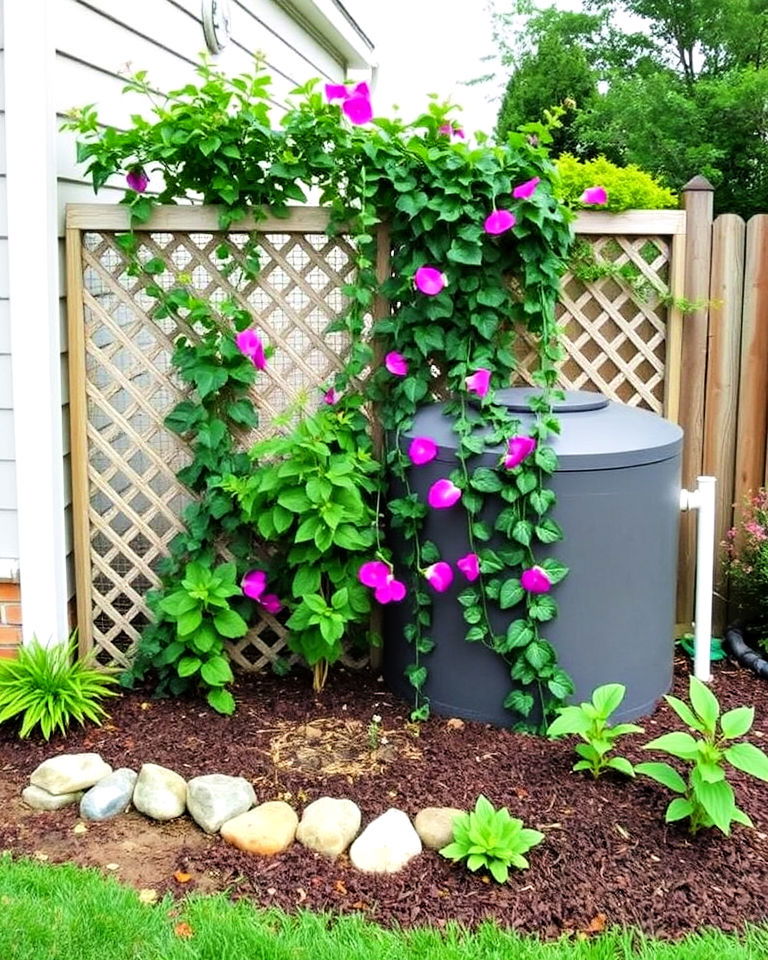 decorative privacy screen - 20 Septic Tank Landscaping Ideas
