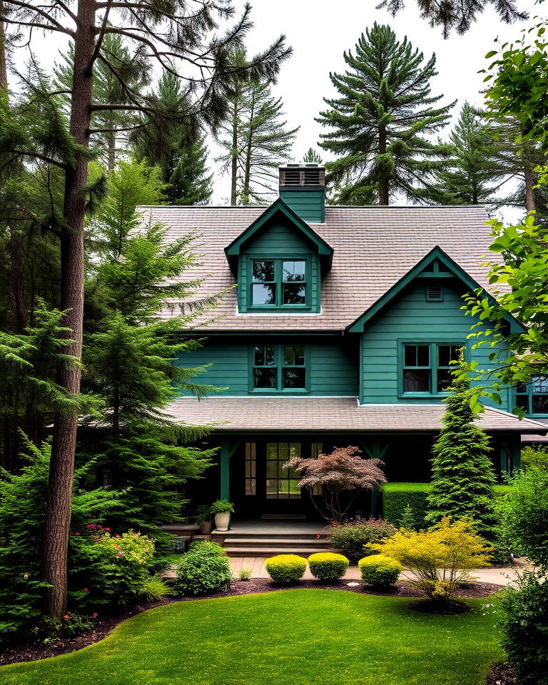 deep forest green chosen by nature lovers