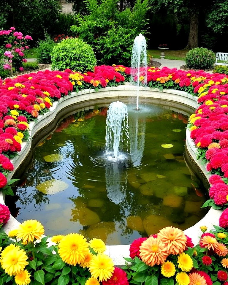 design a mums water feature border design a mums water feature border - 20 Mums Landscaping Ideas