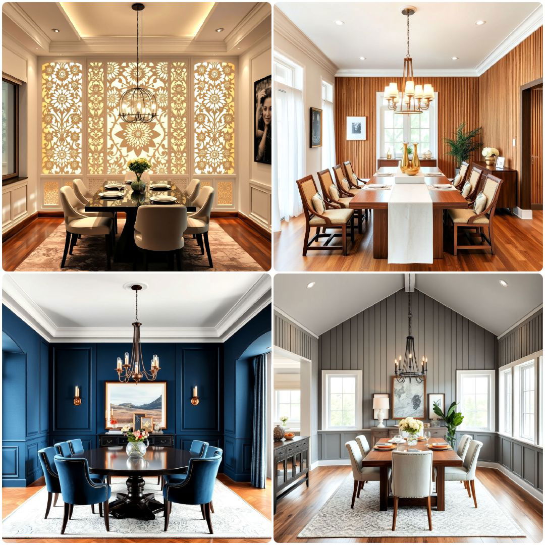 dining room wall paneling ideas