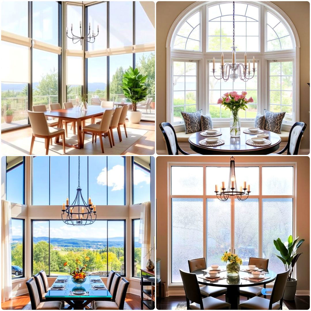 dining room window ideas
