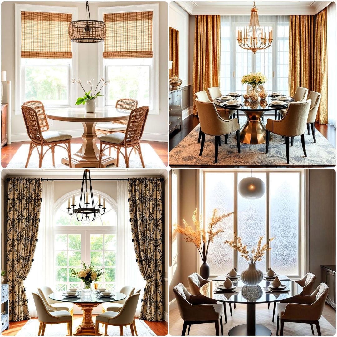 dining room window treatment ideas