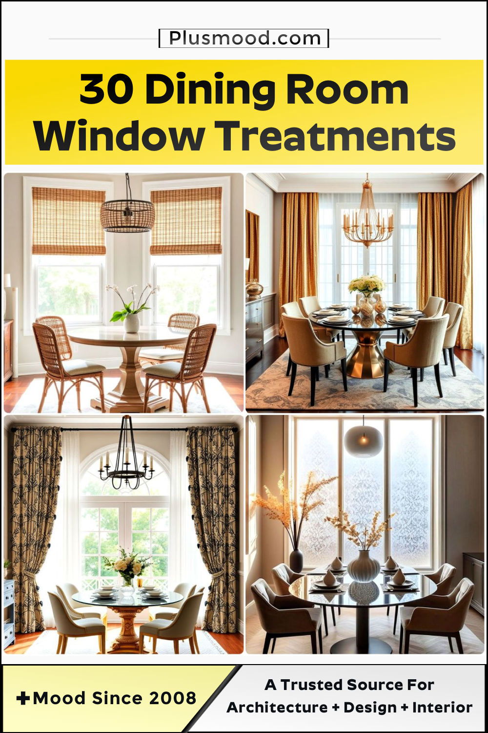 dining room window treatments