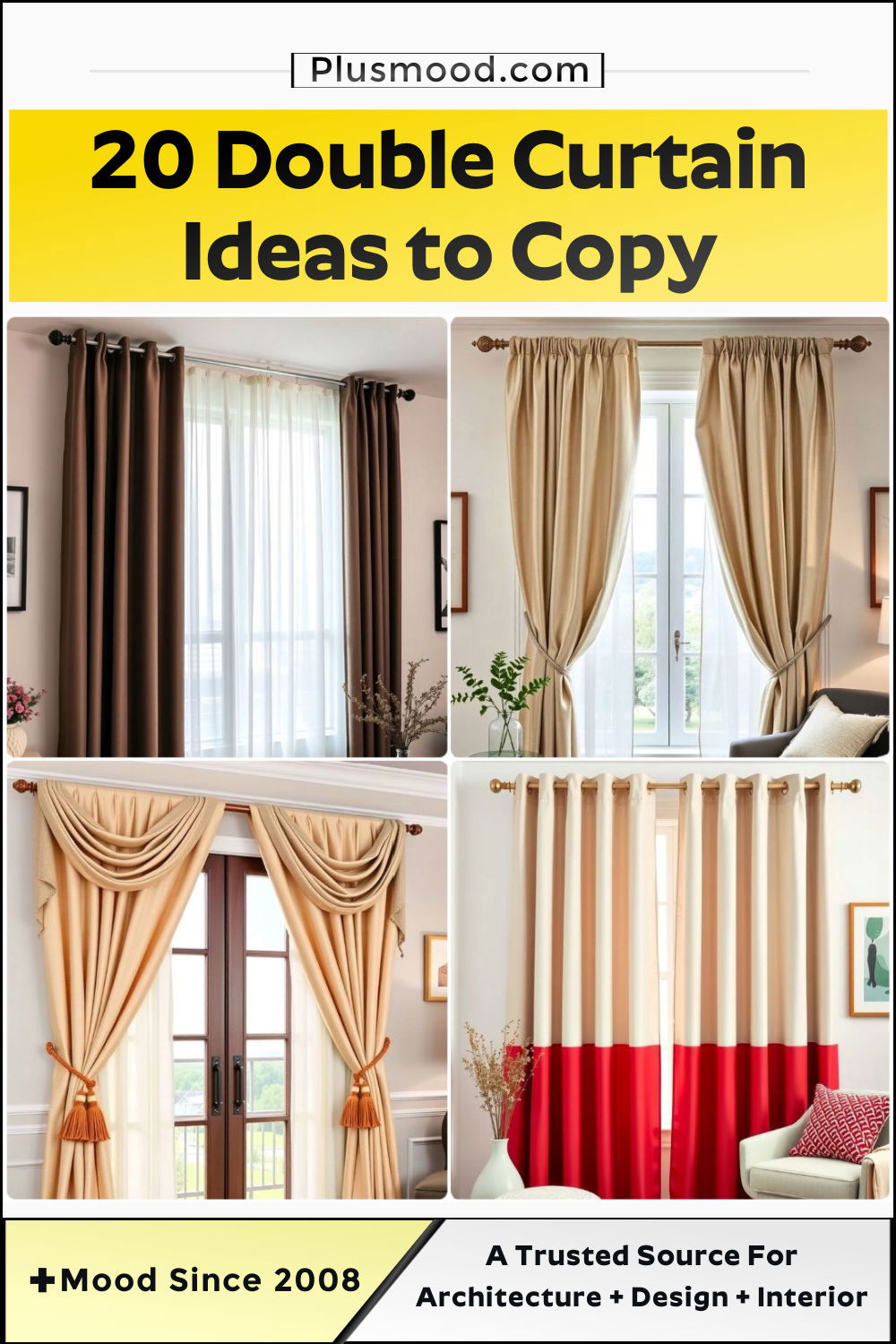 double curtain ideas