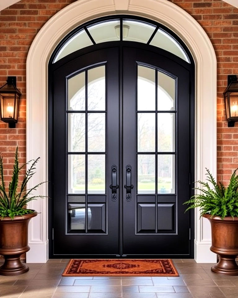 double glass front doors - 20 Glass Front Doors Ideas