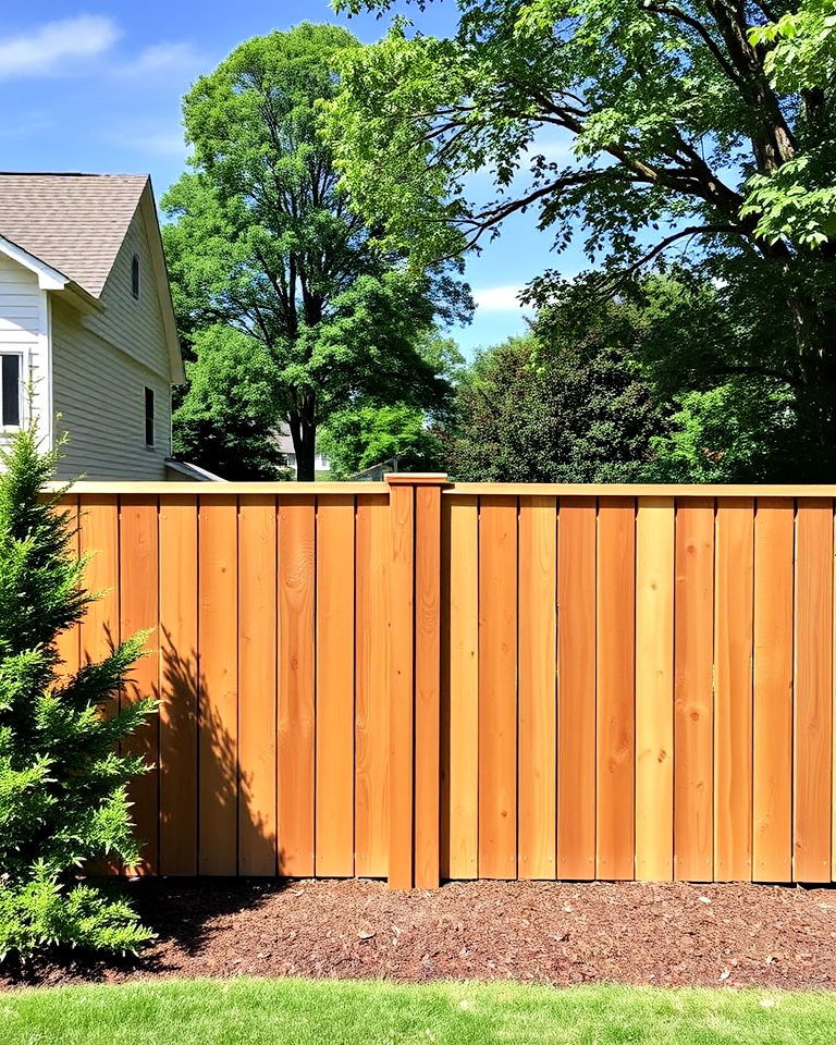 double sided for balanced beauty - 20 Board on Board Fence Ideas
