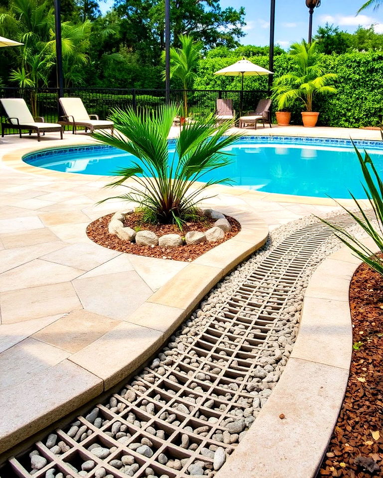 drains for poolside landscaping - 15 French Drain Landscaping Ideas