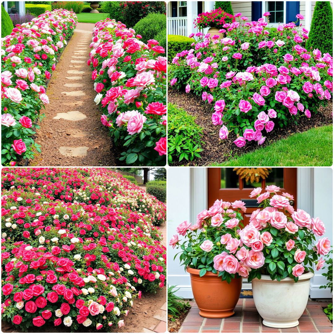 drift rose landscaping ideas