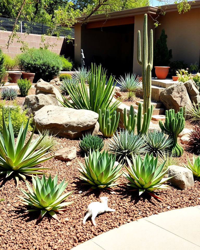 drought tolerant xeriscape gardens - 15 Full Sun Landscaping Ideas