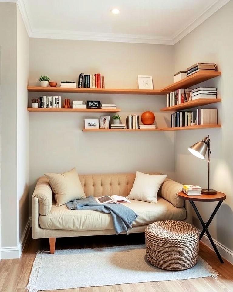 dual purpose reading area - 25 Reading Room Ideas