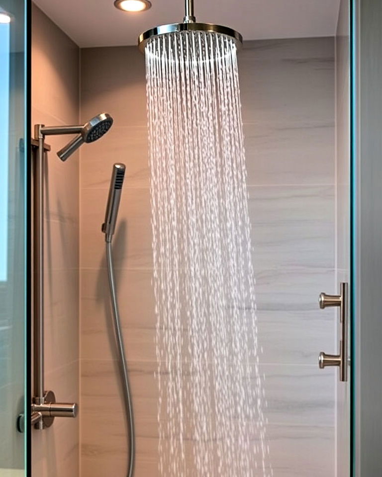 dual showerheads for a dream bathroom - 30 Dream Bathroom Ideas