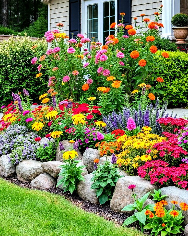 eco friendly butterfly friendly berm - 20 Front Yard Berm Ideas