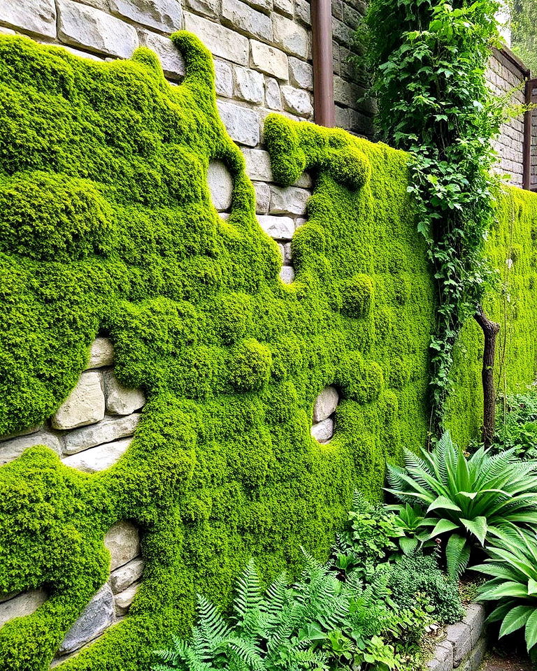 eco friendly moss covered walls - 15 Moss Garden Ideas