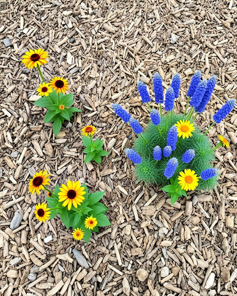 eco friendly mulched beds with perennials - 25 Drought Tolerant Landscaping Ideas
