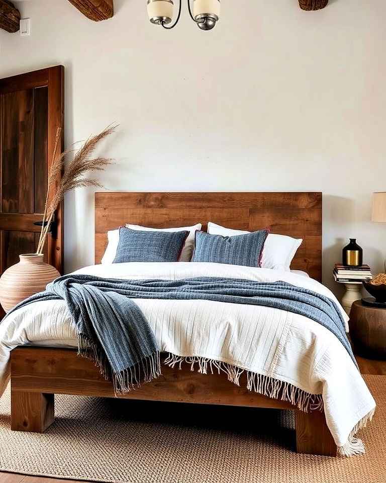eco friendly reclaimed and upcycled materials - 15 Wabi Sabi Bedroom Ideas