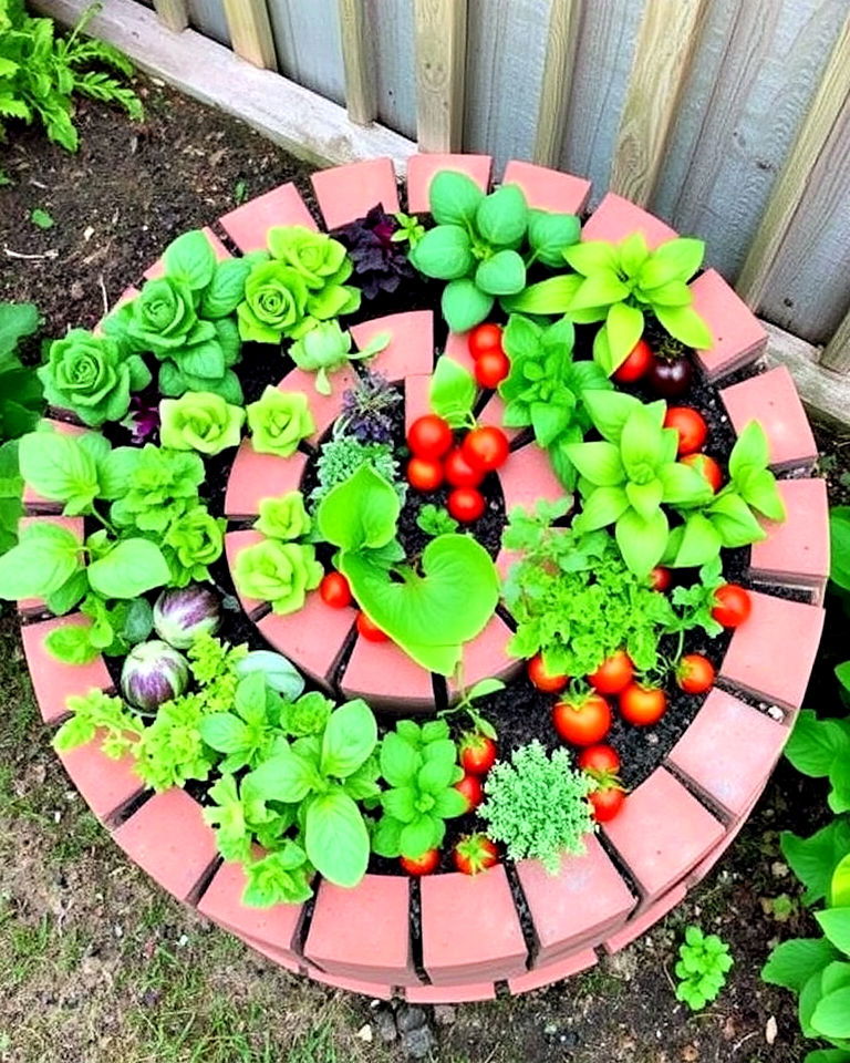 edible spiral garden - 25 Spiral Garden Design Ideas