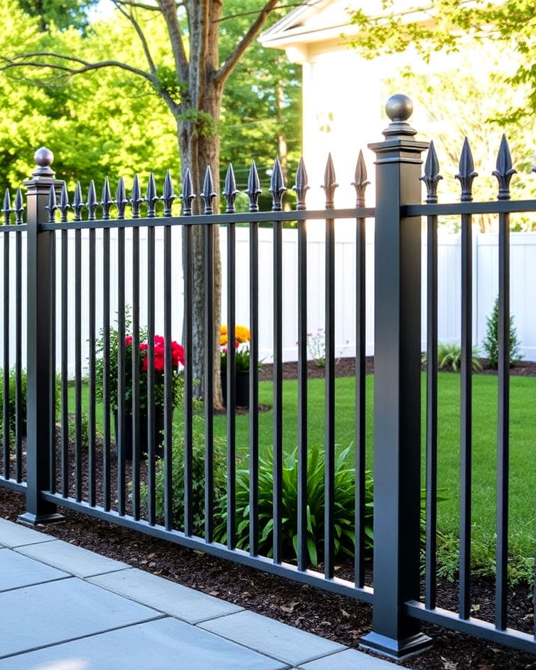 elegance aluminum fence - 40 Types of Fences