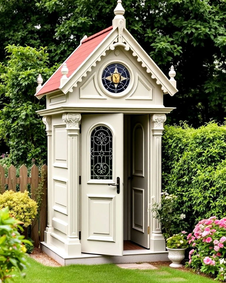 elegance classic victorian outhouse - 15 Outhouse Design Ideas