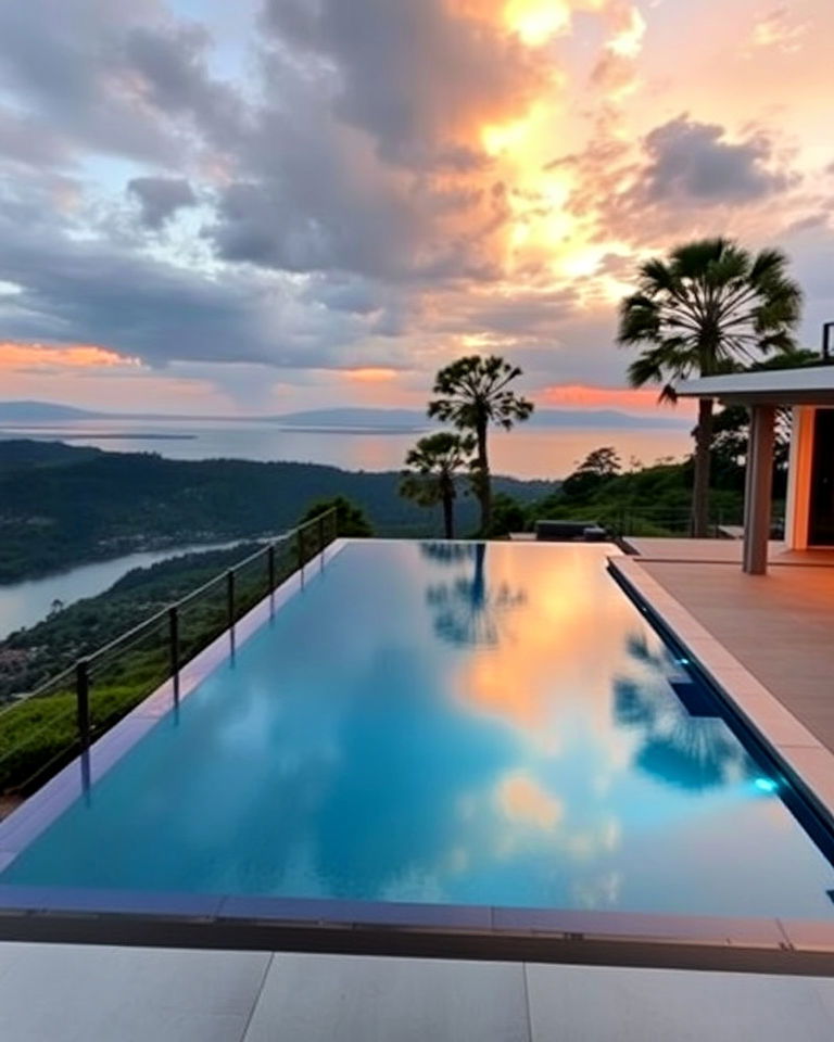 elegance infinity edge pool - 15 Garden Pool Ideas