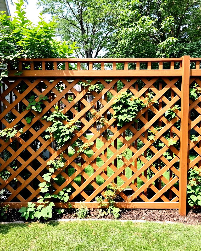 elegance lattice fence - 40 Types of Fences