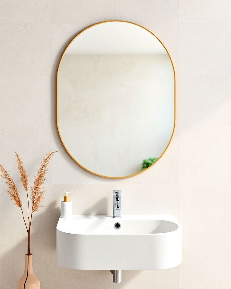 elegance minimalist mosaic mirror - 15 Mosaic Mirror Ideas