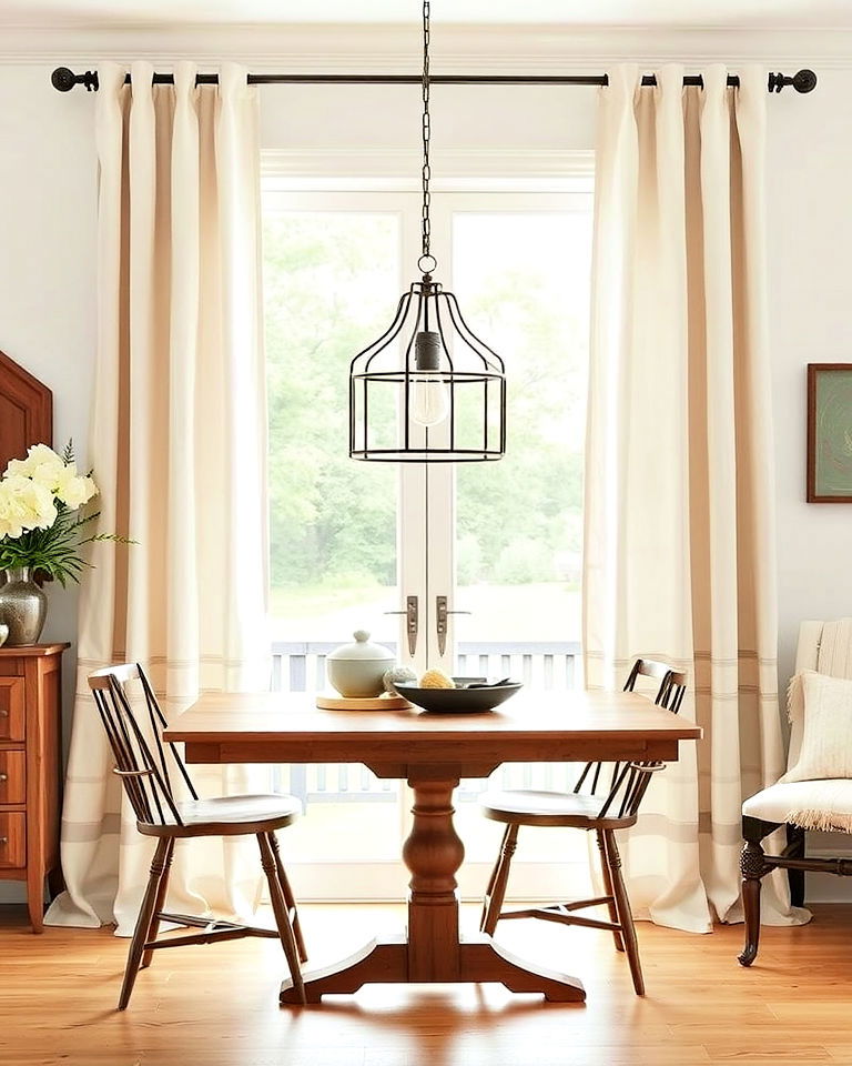 elegance neutral panel curtains elegance neutral panel curtains - 25 Farmhouse Curtain Ideas