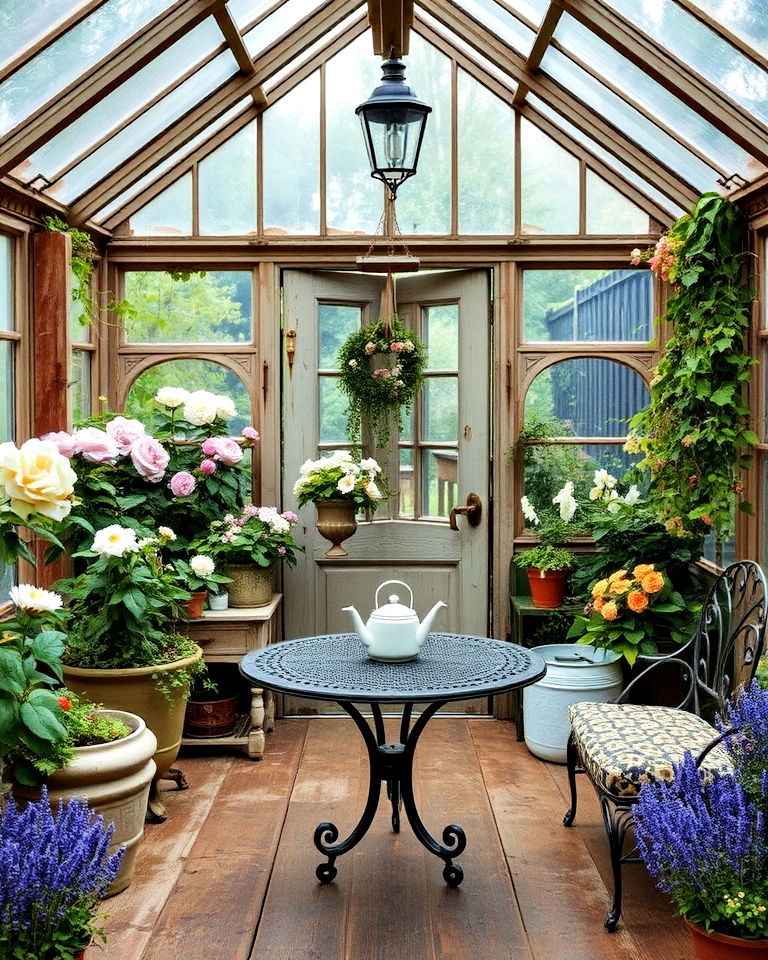 elegance vintage glasshouse - 20 Fantasy Greenhouse Ideas