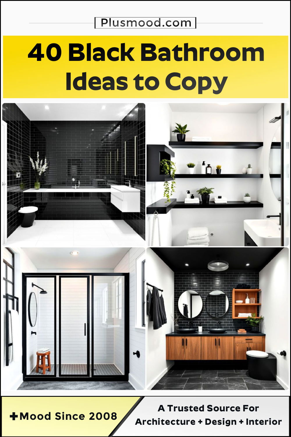elegant black bathroom ideas