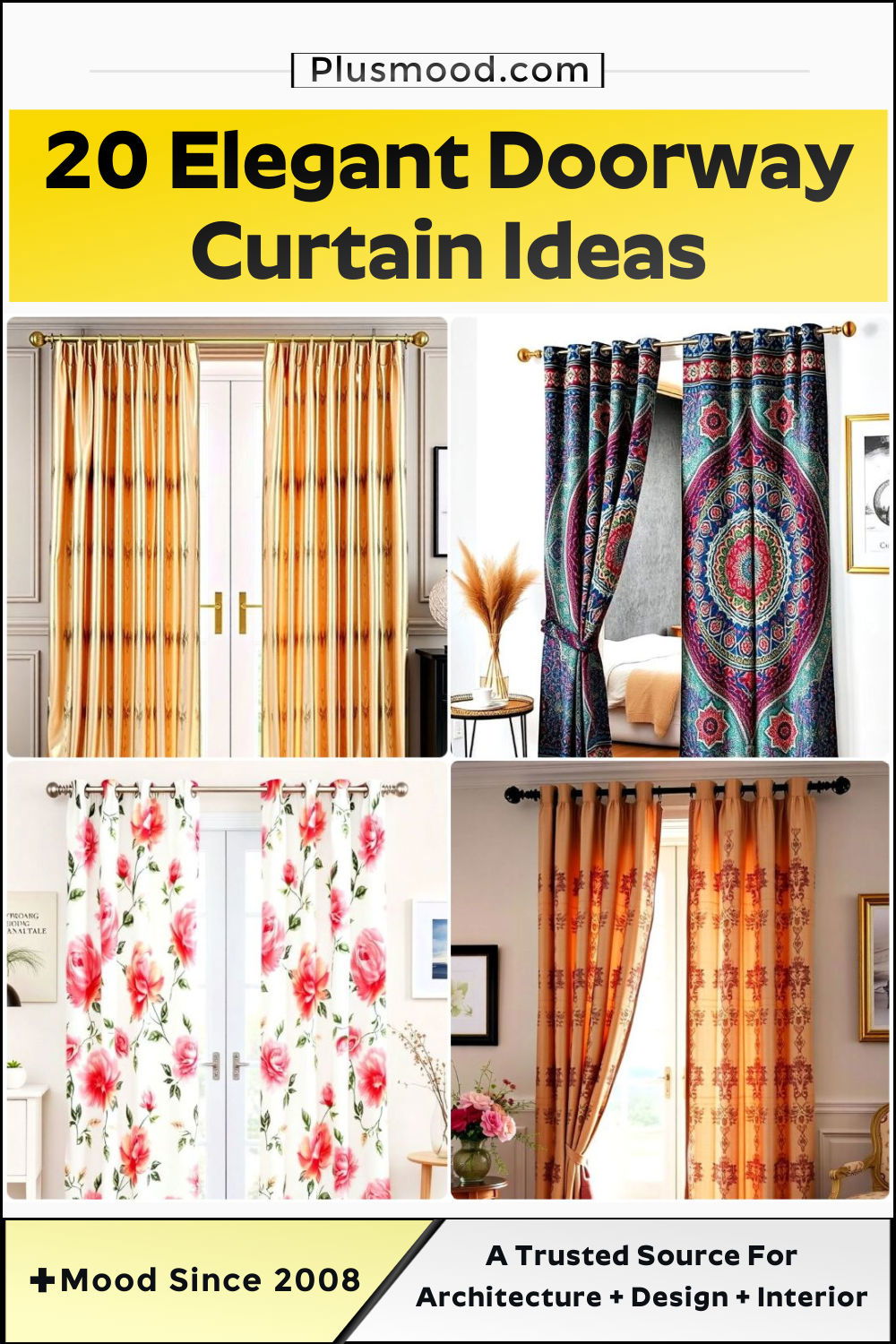 elegant doorway curtain ideas