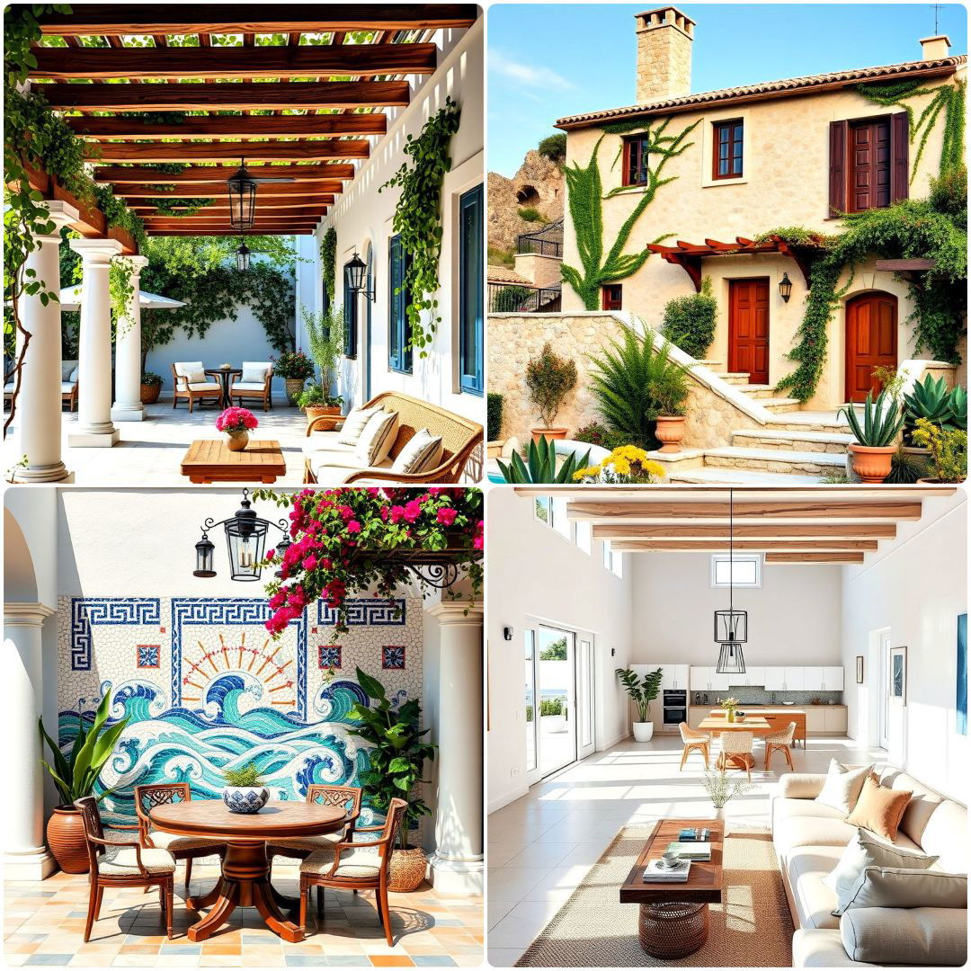 elegant greek style home ideas