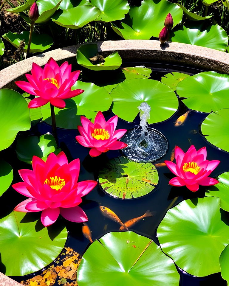 elegant lotus pond - 20 Water Garden Ideas