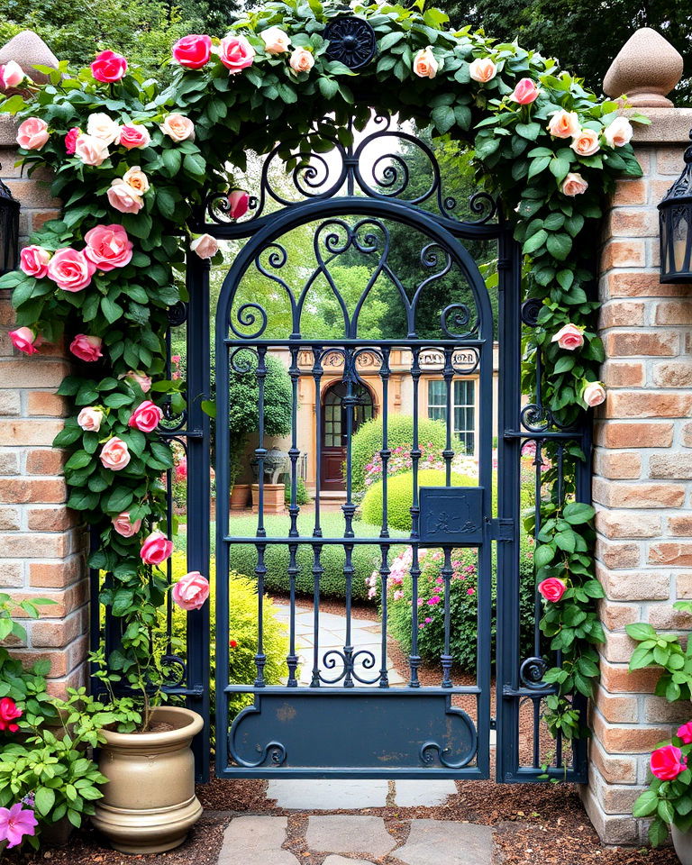 elegant secret garden gate - 20 Whimsical Garden Ideas