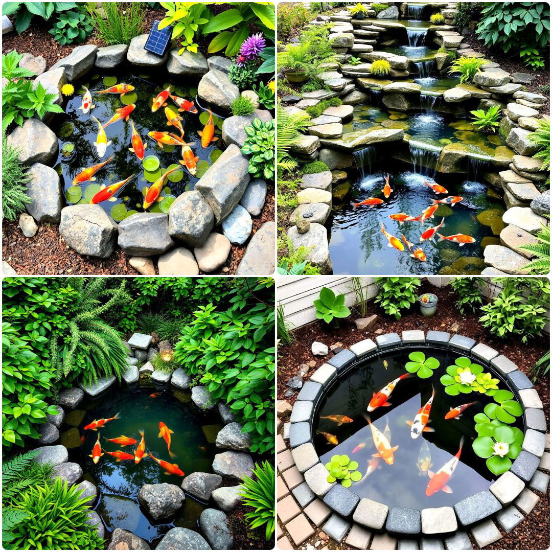 elegant small koi pond ideas