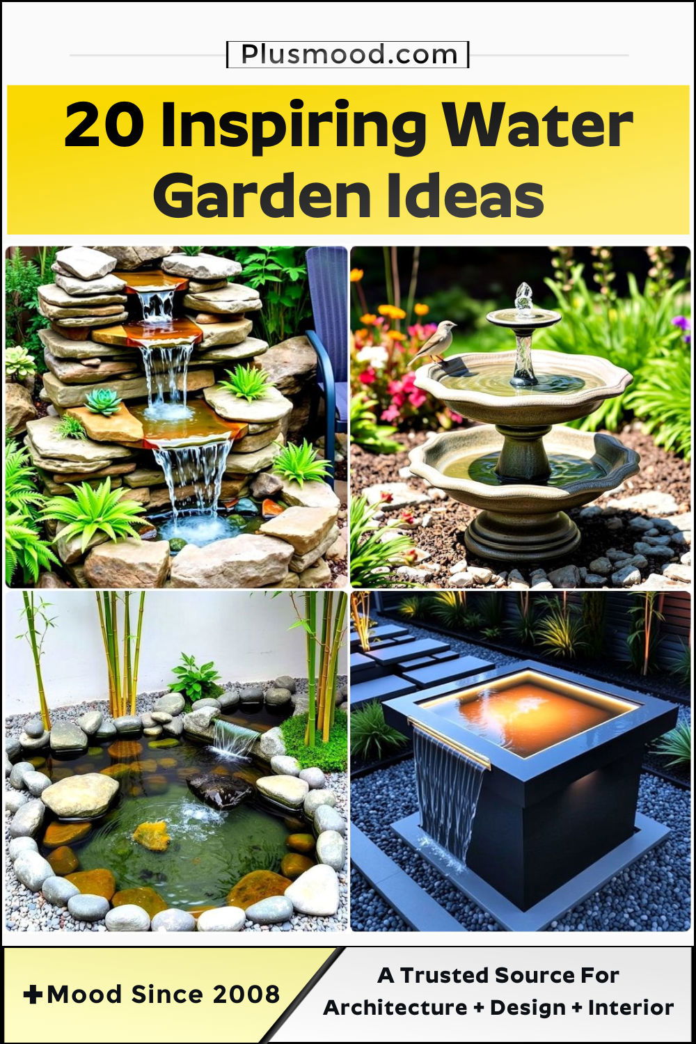 elegant water garden ideas