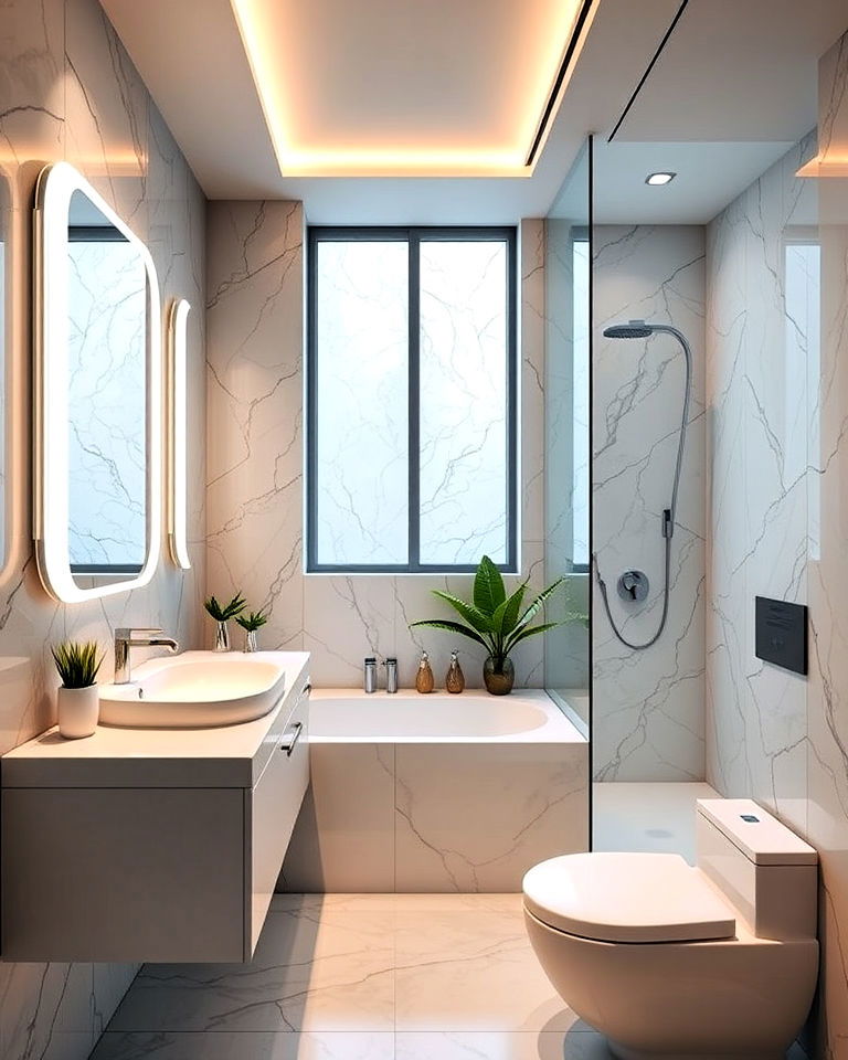 embrace the future of smart bathroom technology - 30 Dream Bathroom Ideas