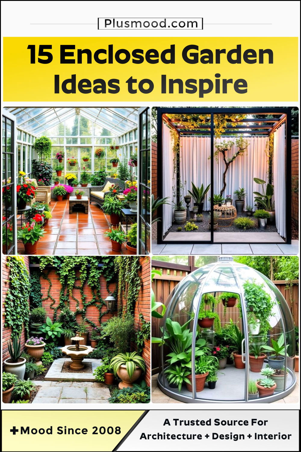 enclosed garden ideas