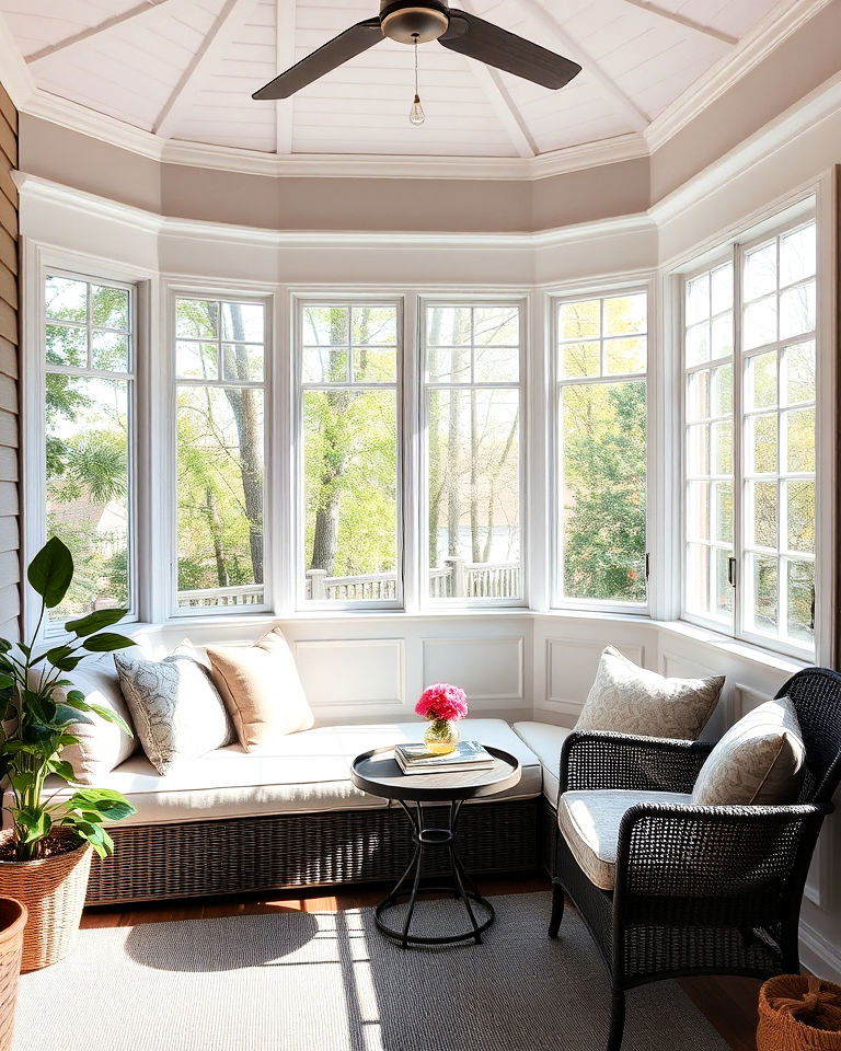 enclosed porch bay windows - 15 Enclosed Porch Ideas With Windows