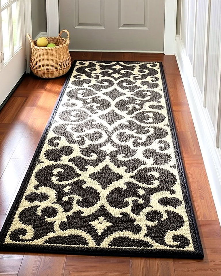 entryway runner stain resistant materials - 15 Entryway Runner Ideas