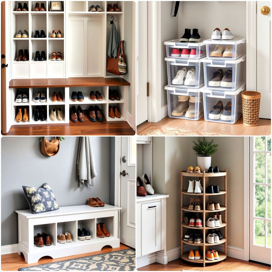 entryway shoe storage ideas