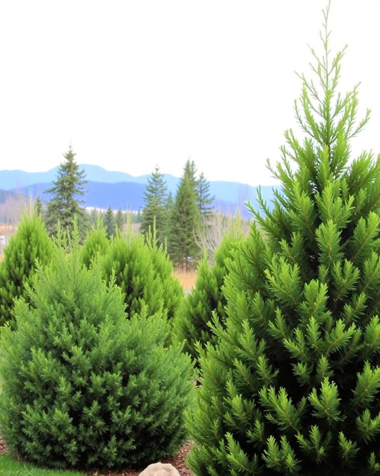evergreen screening hedges colorado landscaping - 25 Colorado Landscaping Ideas