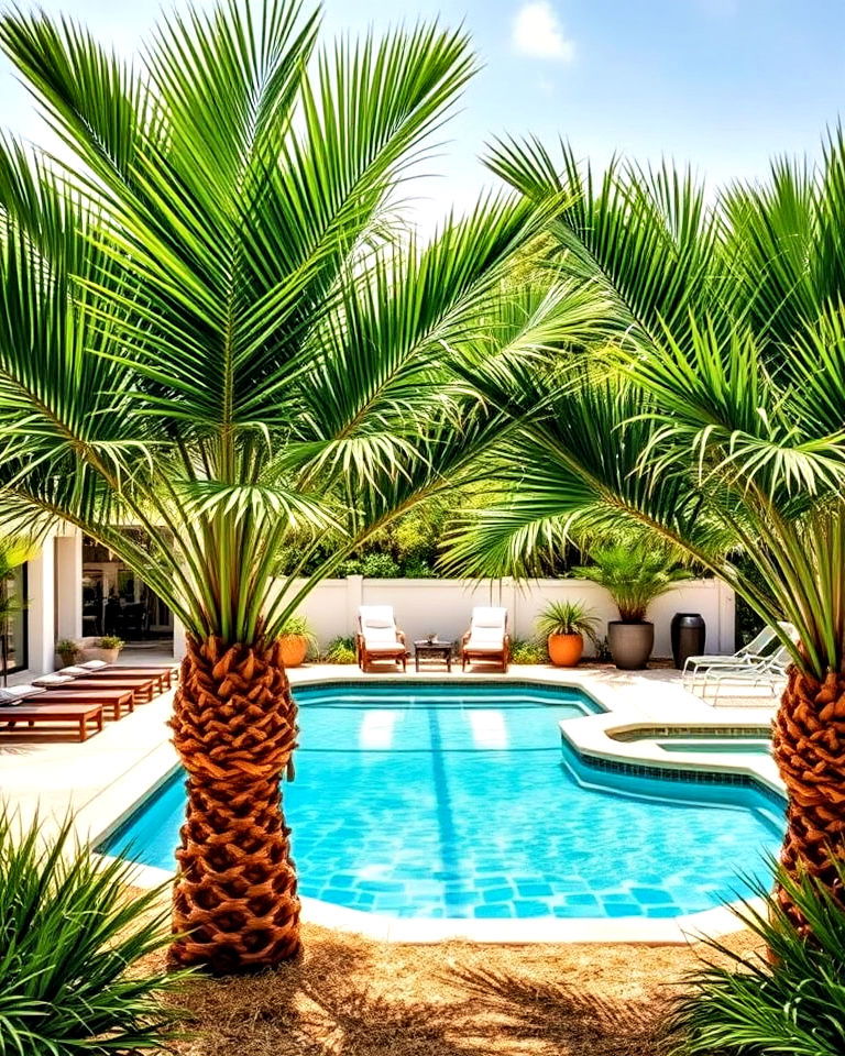 excellent tropical poolside oasis - 15 Pine Straw Landscaping Ideas