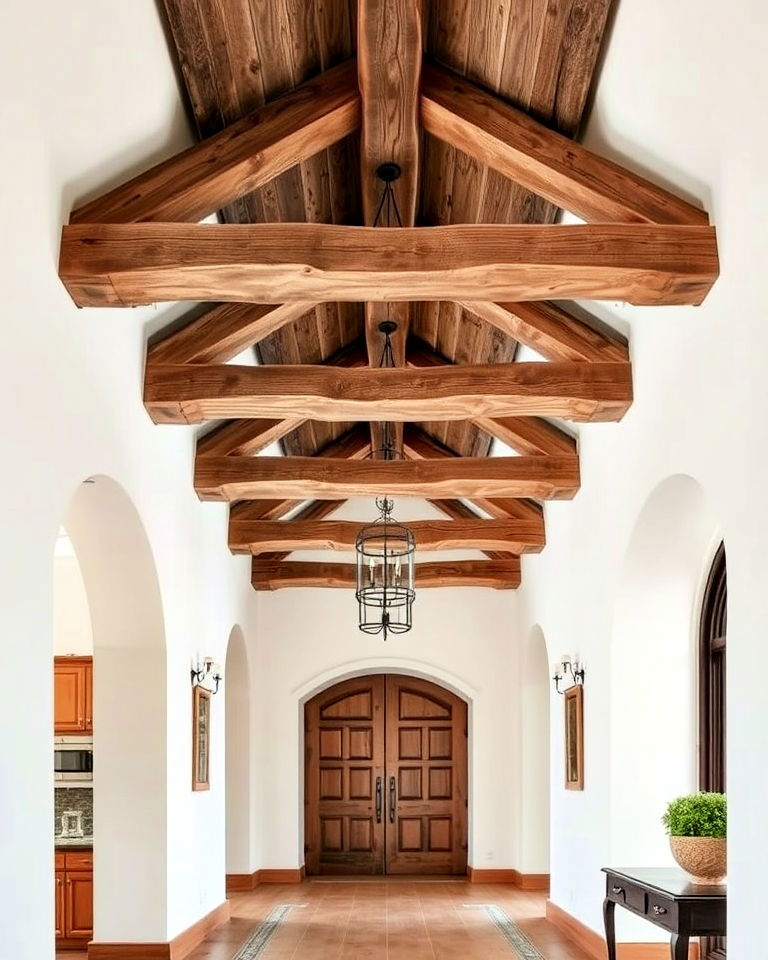 exposed wooden beams for authenticity - 15 Rustic Italian Decor Ideas