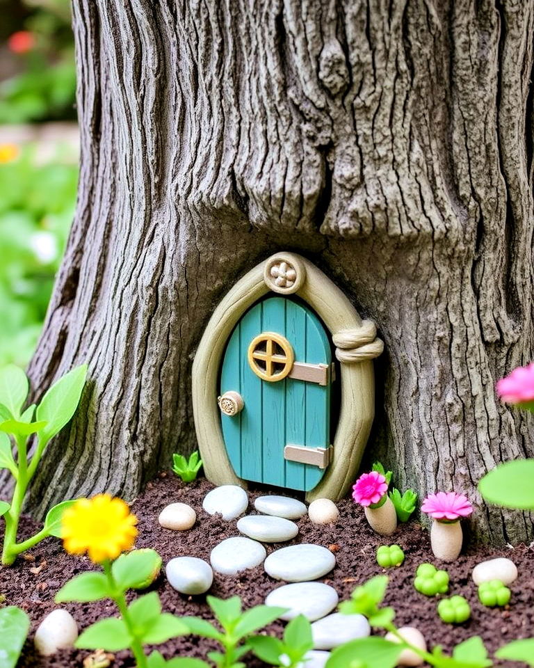 fairy doors and houses secret garden - 40 Secret Garden Ideas