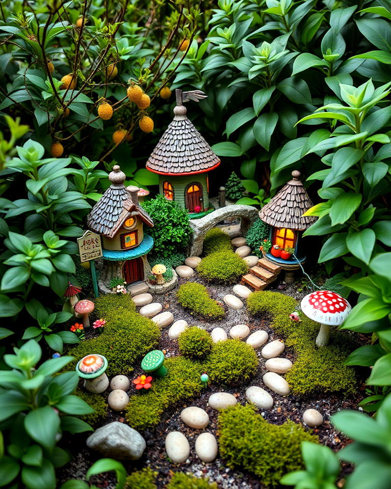 fairy garden adds a magical touch - 20 Whimsical Garden Ideas