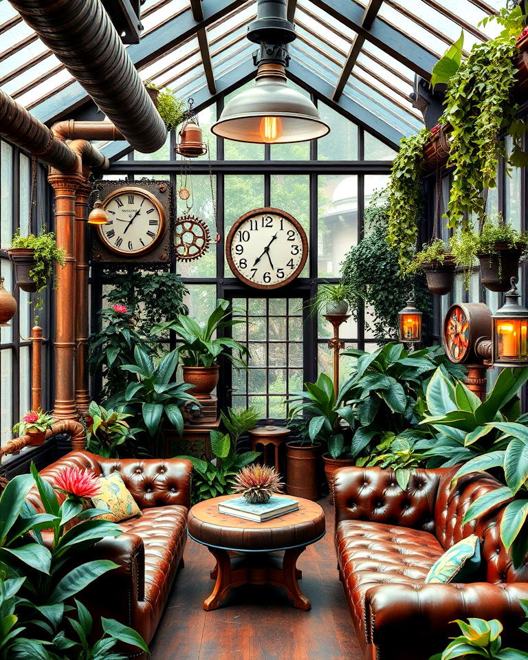 fantasy steampunk themed greenhouse - 20 Fantasy Greenhouse Ideas