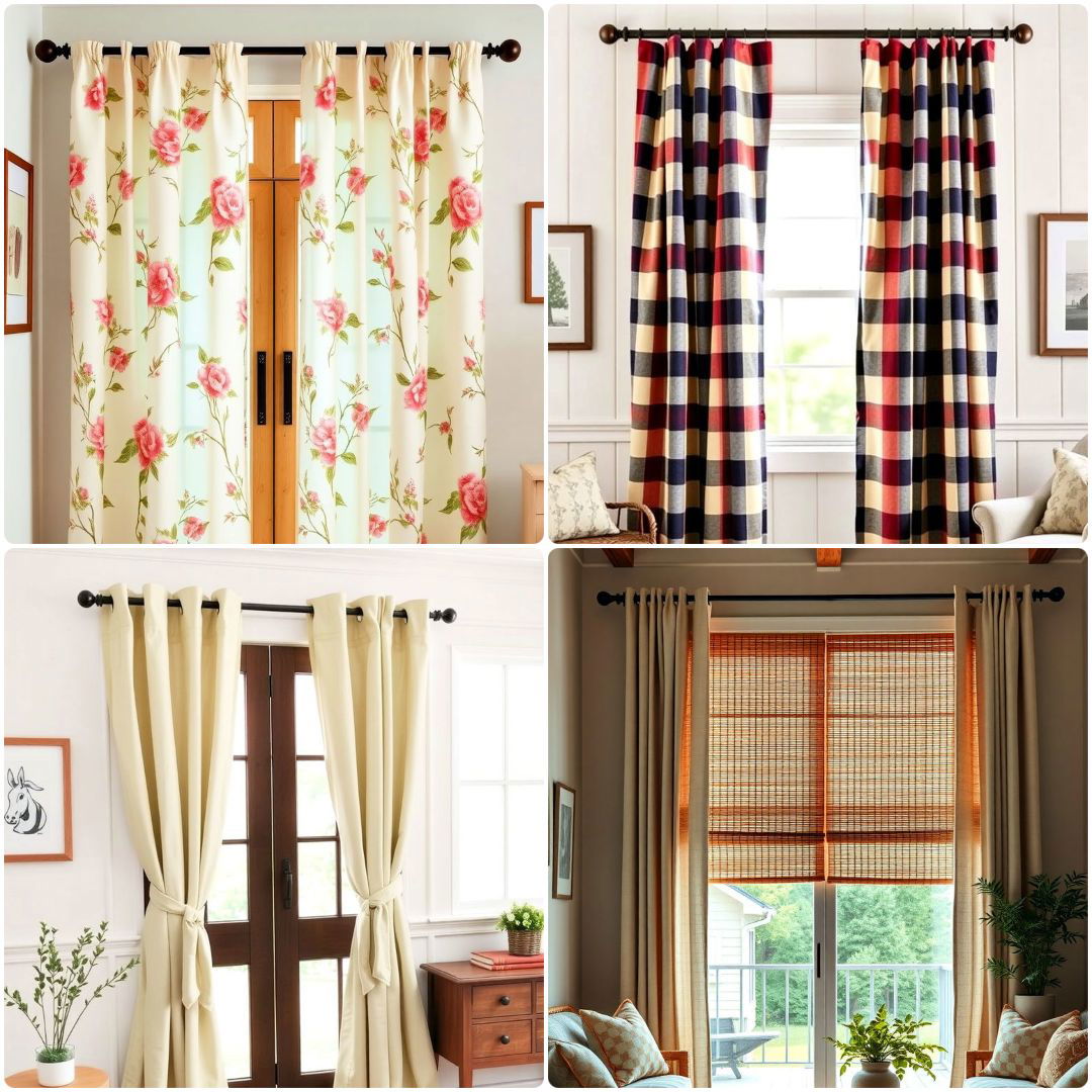 farmhouse curtain ideas
