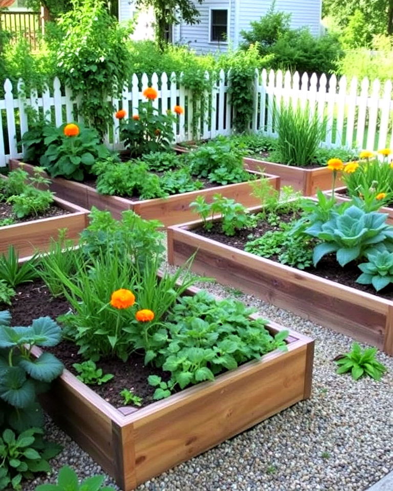 farmhouse style vegetable gardens - 15 New England Landscaping Ideas