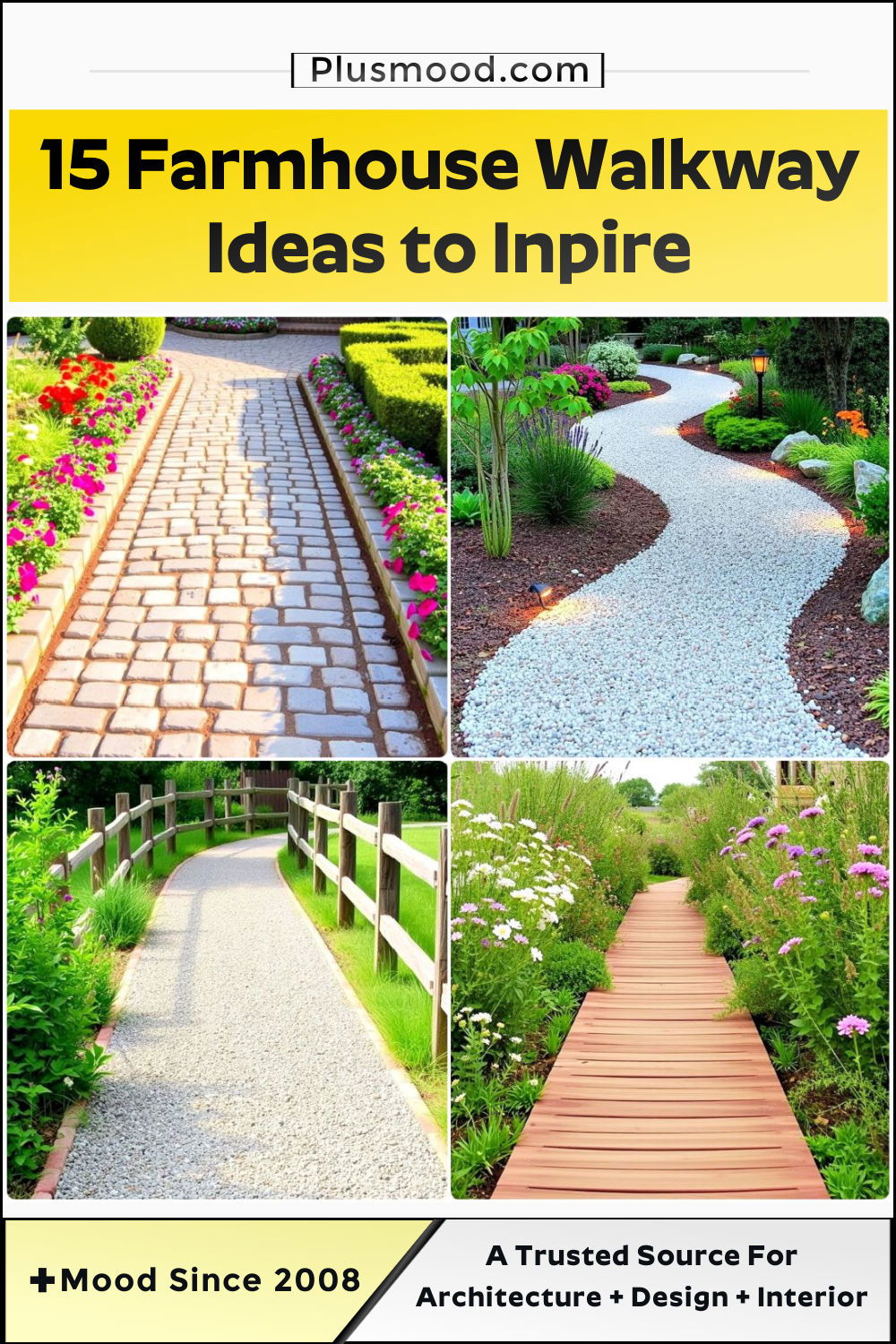 farmhouse walkway ideas