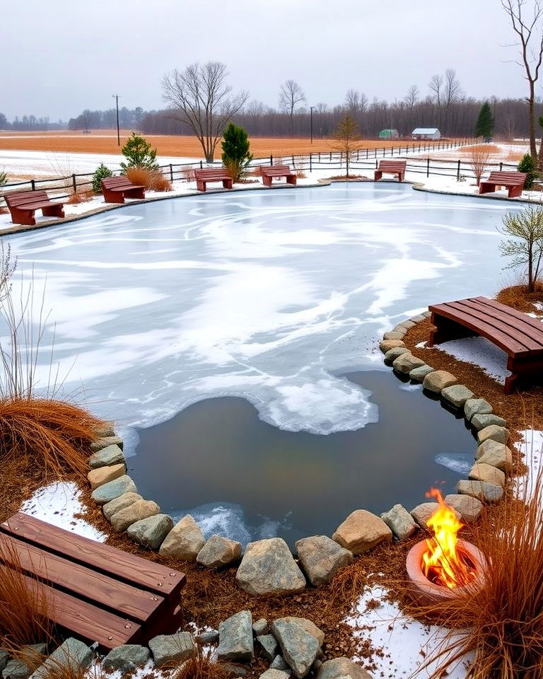 farms charm seasonal ice skating pond farms charm seasonal ice skating pond - 15 Farm Pond Ideas