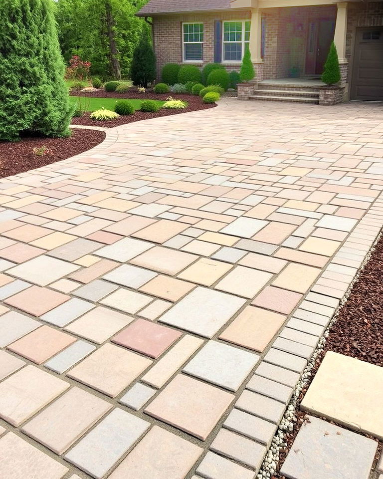 flagstone driveway idea - 20 Flagstone Steps